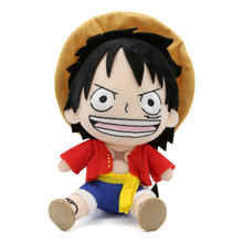Monkey D. Luffy SD Sit - One Piece 7" Plush (Great Eastern) 56589