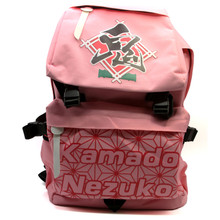 Nezuko Kamado Pattern Kanji - Demon Slayer 17" School Backpack