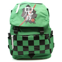 Tanjiro Kamado Pattern Kanji - Demon Slayer 17" School Backpack