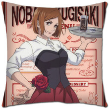 Nobara Kugisaki Waitress - Jujutsu Kaisen 16.5" Decorative Pillow Case