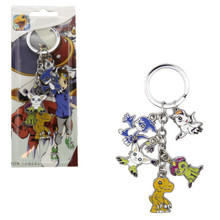 Tailmon Gatomon Agumon Impmon Palmon - Digimon 5 Pcs. Keychain