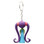 Hatsune Miku Purple Hair - Vocaloid 3" Figure Keychain