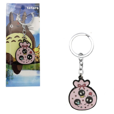 Soot Sprite in the Bag - My Neighbor Totoro Keychain