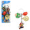 Mario Mushroom Hat Coin - Super Mario Bros 4 Pcs. Keychain