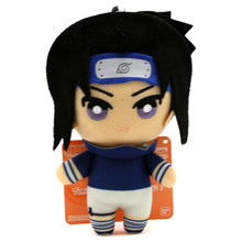 Sasuke Uchiha - Naruto 6" Series 1 Tomonui Plush Dangler (Banpresto)