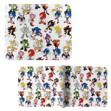 Sonic Characters Pattern - Sonic 4x5" BiFold Wallet