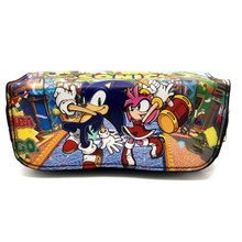 Sonic & Amy - Sonic The Hedgehog Clutch Black Wallet