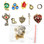Boss Key - Legend of Zelda 10 Pcs. Necklace Pendant Set