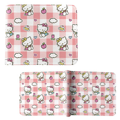 Hello Kitty Pattern - Hello Kitty 4x5" BiFold Wallet