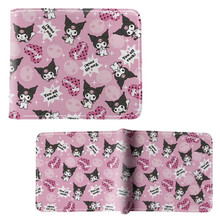 Kuromi Pattern - Hello Kitty 4x5" BiFold Wallet