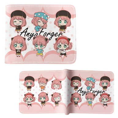 Chibi Anya Forger Poses - Spy x Family 4x5" BiFold Wallet