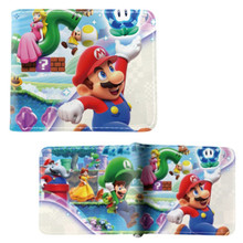 Mushroom Kingdom Training - Super Mario Bros 4x5" BiFold Wallet