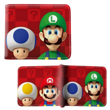 Mario and Luigi with Toad - Super Mario Bros 4x5" BiFold Wallet