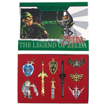 Weapons & Emblems - Legend of Zelda 9 Pcs. Necklace Pendant Set