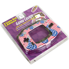 GameBoy Advance Faceplate Cover - American Flag and Camo (Intec) G3342