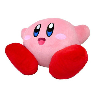Kirby Sit - Kirby Super Star Large 17" Plush (San-Ei) 1407