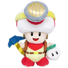 Captain Toad Standing - Super Mario Bros 7" Plush (San-Ei) 1409