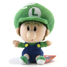 Baby Luigi - Super Mario Bros 5" Plush (San-Ei) 1248
