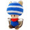 Flying Squirrel Blue Toad - Super Mario Bros 8" Plush (San-Ei) 1315