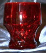 Red Standing Vigil Glass
