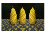 Pine Cone Candle - Small (Pack of Three)