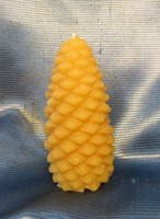 small pine cone candle