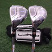 Cobra Golf MAX OS Offset Hybrid 3h & 4h LEFT HAND SET - Graphite Stiff -NEW