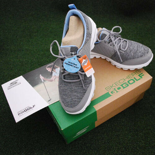 Skechers GOwalk 2-Sugar Women's Golf Shoes - Gray/Blue 14880 - Choose Size  - NEW - Sweet Shot Golf
