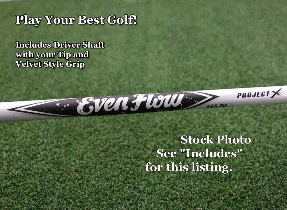Project X EvenFlow T1100 White Driver Shaft Uncut or w/Adapter Tip & Grip  NEW - Sweet Shot Golf