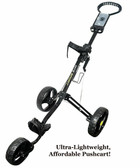 Hot-Z Golf Sport 3 Wheel Push Cart - Black - NEW