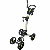 Hot-Z Golf Sport 4 Wheel Silver Push Cart - NEW