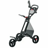 Spin-It EASY FOLD Push Cart - Black- NEW