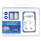 Lonsent Li-Ion Battery Charger and Two CR2-3V Batteries - NEW