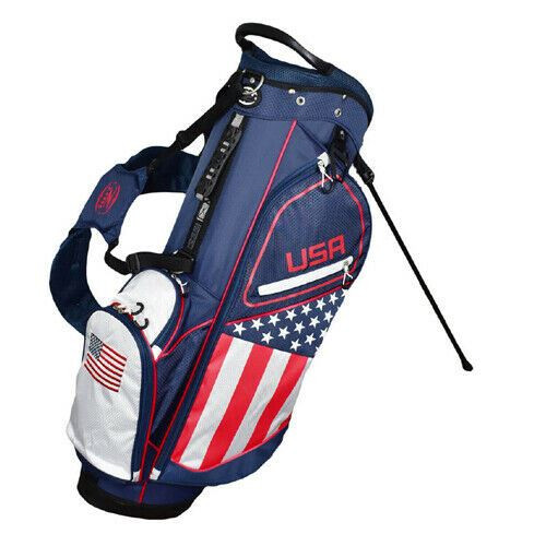 Hot-Z Golf USA Flag Lightweight Carry Stand Bag - NEW - Sweet Shot Golf