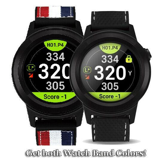 Manifesteren Whitney Ervaren persoon GolfBuddy Aim W11 Golf GPS Watch w/Black AND Red/White/Blue Bands Fast Ship  NEW - Sweet Shot Golf