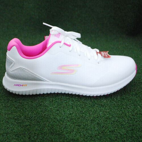 Skechers GO Golf MAX 2 Women's Golf Shoe - White/Pink 123030 -Choose Size -  NEW - Sweet Shot Golf