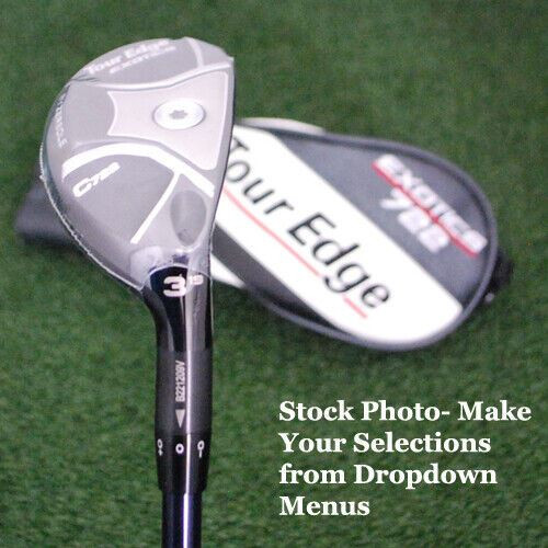 Tour Edge Exotics C722 Hybrids - Choose your loft, shaft, and flex
