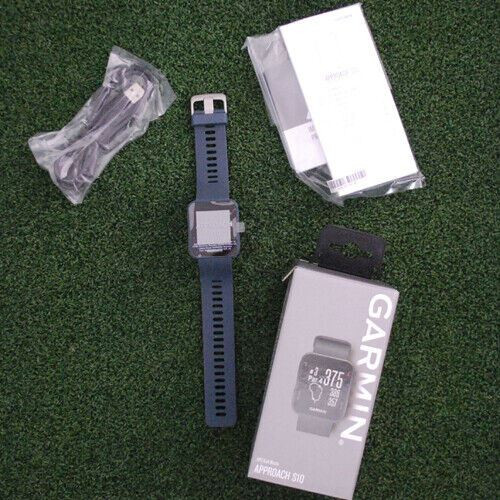 Garmin Approach S10 Rangefinder Watch Granite Blue Version NEW Sweet Shot Golf