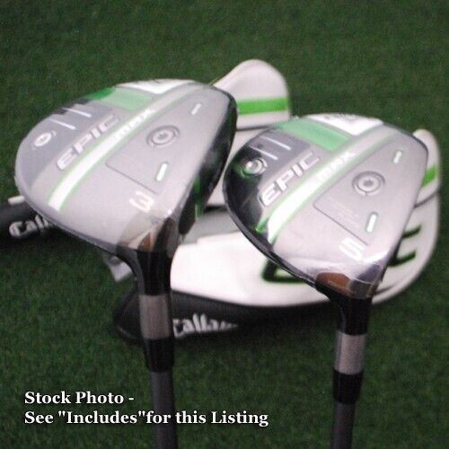 Callaway Epic Max HZRDUS Smoke iM10 70g Stiff Flex 3 &5 Fairway Wood SET NEW Sweet Shot Golf Callaway Epic Max HZRDUS Smoke iM10 70g Stiff Flex 3 &5 Fairway Wood SET NEW Sweet Shot Golf