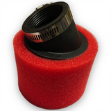 40mm Angled Red Foam Pit Bike Air Filter