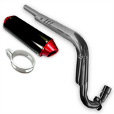 Red CRF70 Pit Bike Exhaust System
