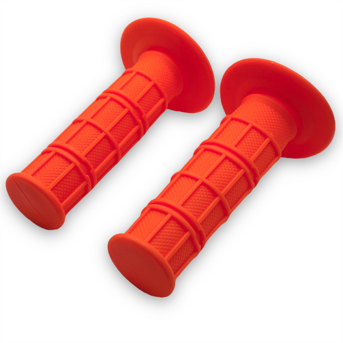 Orange Pit Bike Soft Waffle Grips Red Circles Motorcycles Limited