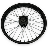 Black 17" SDG Pit Bike Front Wheel