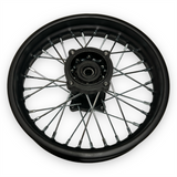 Black 12" SDG Pit Bike Rear Wheel