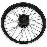 Black 14" SDG Pit Bike Front Wheel
