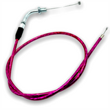 Pink 90cm Angled Pit Bike Throttle Cable