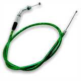 Green 90cm Angled Pit Bike Throttle Cable