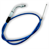 Blue 90cm Angled Pit Bike Throttle Cable