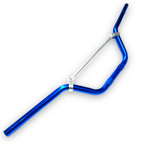 Blue 22mm Pit Bike Handlebars Red Circles Motorcycles Limited