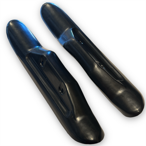 Classic Style Pit Bike Fork Guard Sliders Red Circles Motorcycles Limited